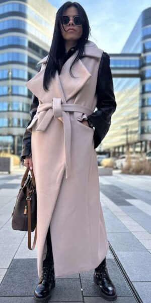 Płaszcz BARBARA beżowy