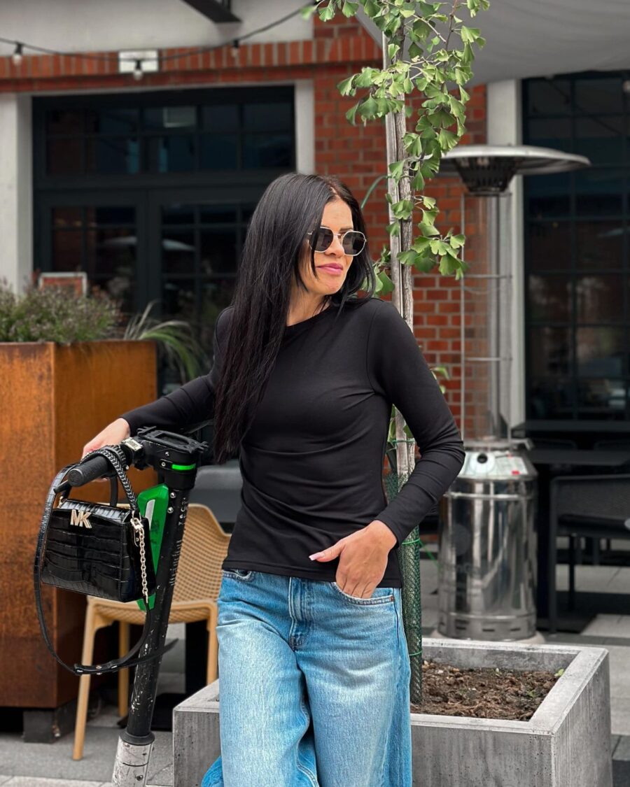 Bluzka BlueSky Basik "Hanna" czarna